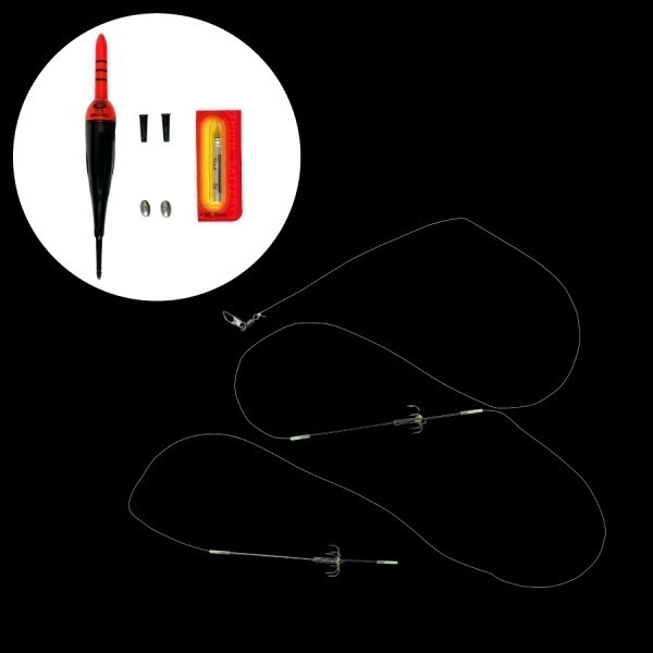 ヒイカ仕掛電気ウキセット【堤防・防波堤・波止釣り仕掛け】